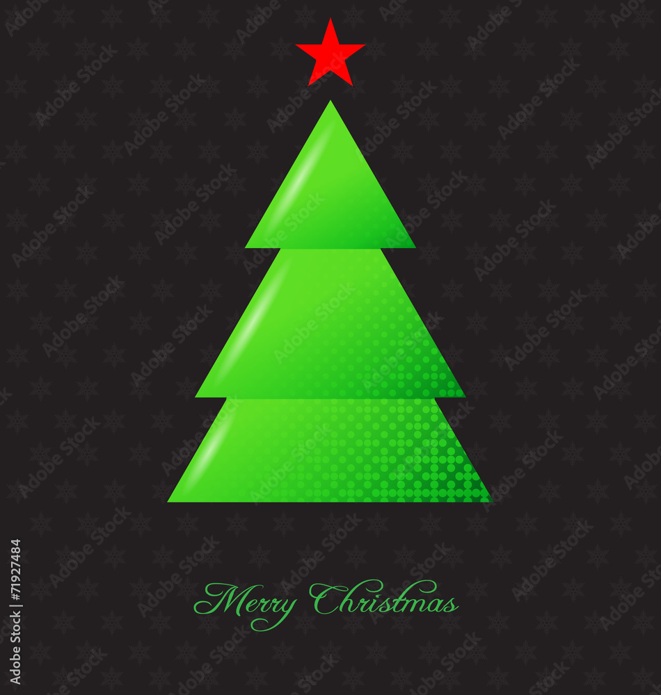 Elegant christmas background with christmas tree Elegant christmas background with christmas tree