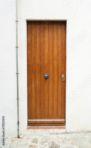 Wooden door