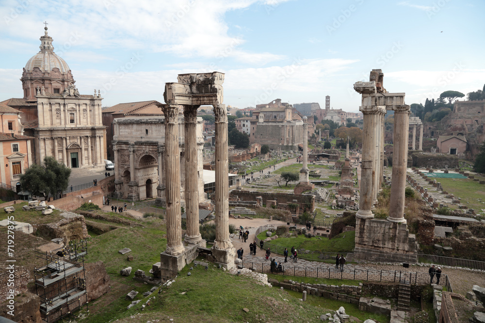 Ruins of Roman Forum Ruins of Roman Forum