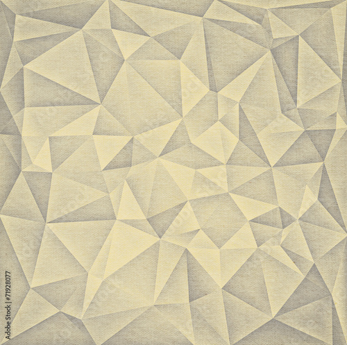 Abstract modern linen background with polygons