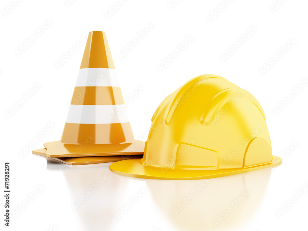 Fototapeta premium Under construction concept. 3d illustration