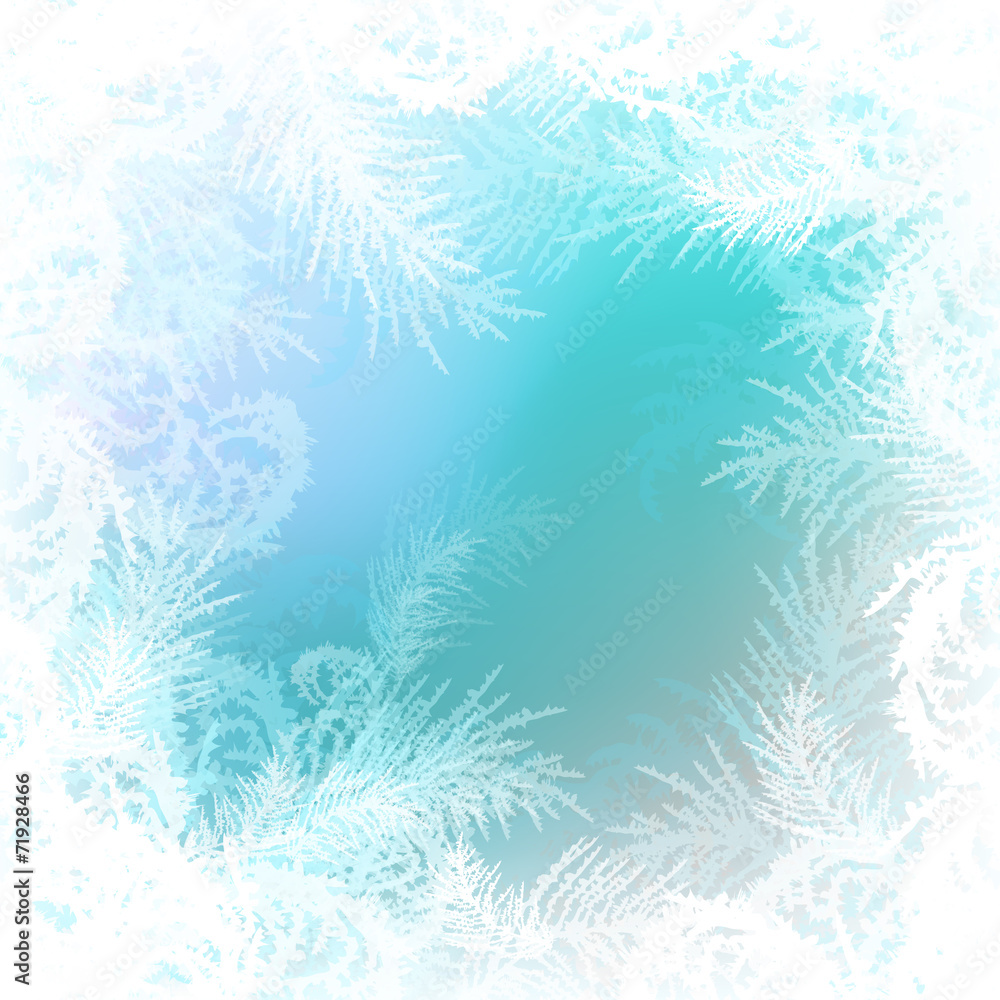 frosty pattern vector background