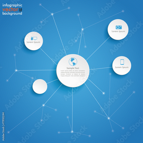 White Circles Blue Sky Networks