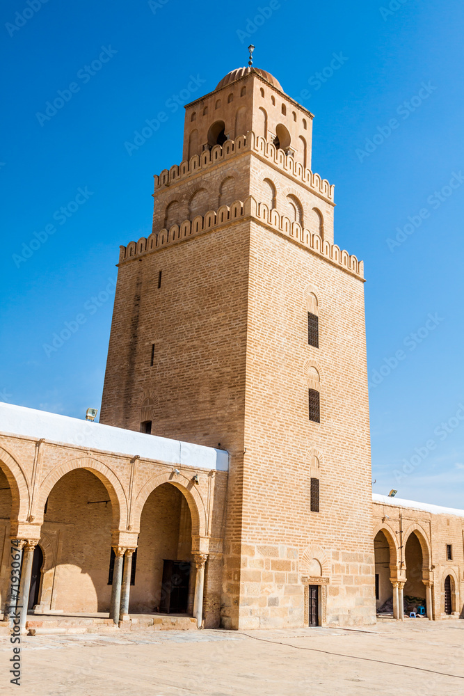 The Great Mosque of Kairouan (Great Mosque of Sidi-Uqba), Tunisi