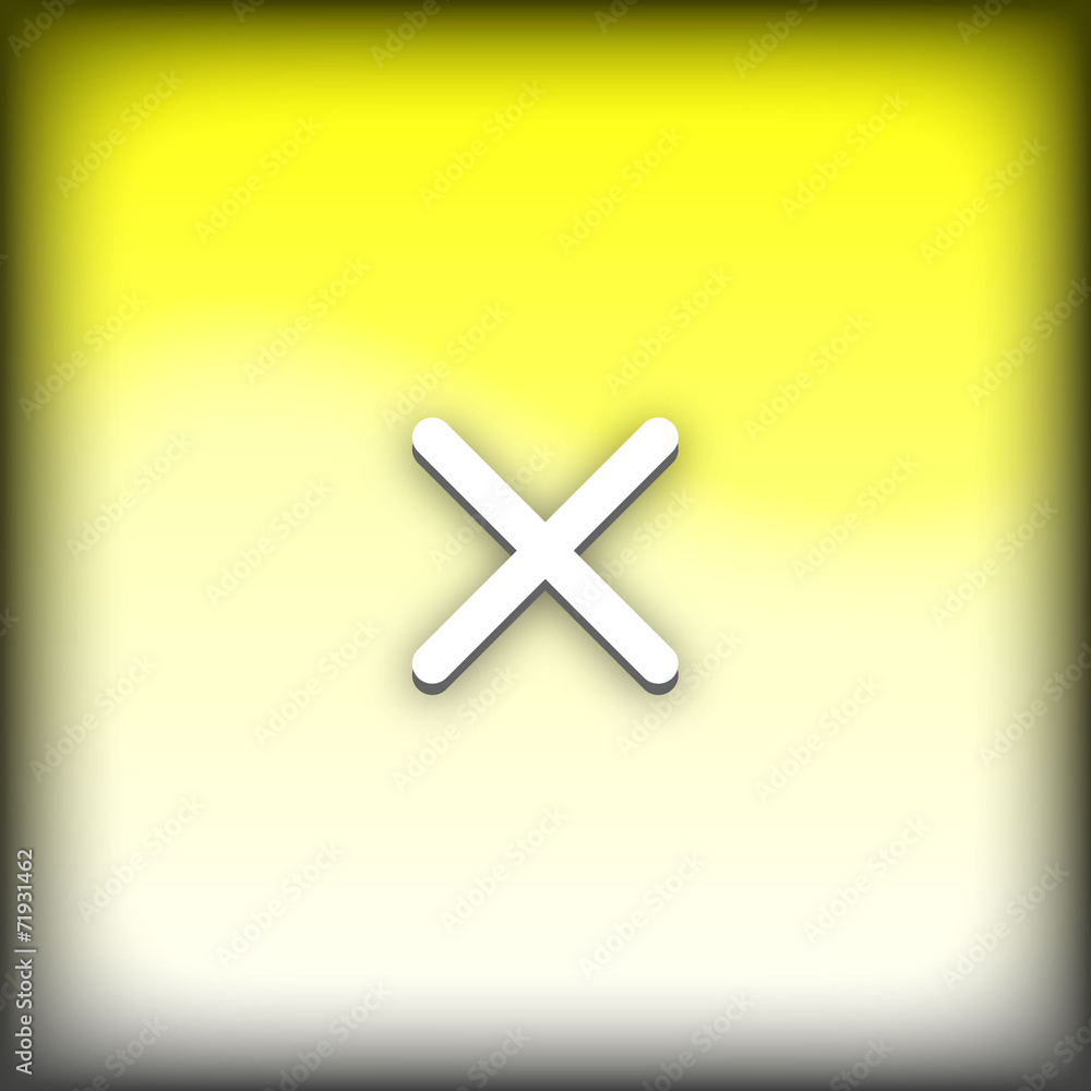 Obraz premium bouton web fermer