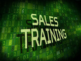 sales training words isolated on digital background