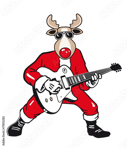 Weihnachts Rentier Rocker