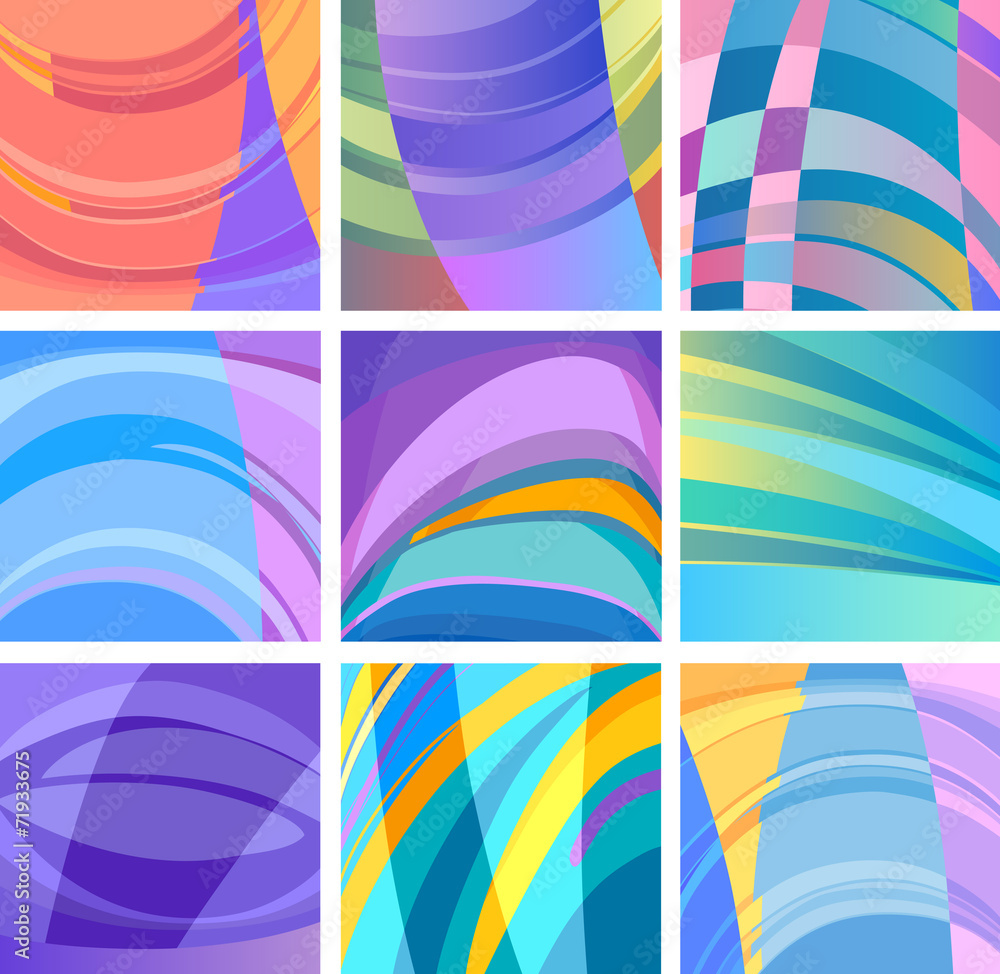 Obraz premium background modern abstract design set