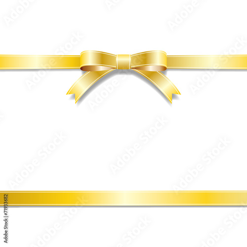 Golden ribbon