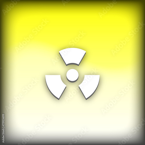 bouton web radioactif
