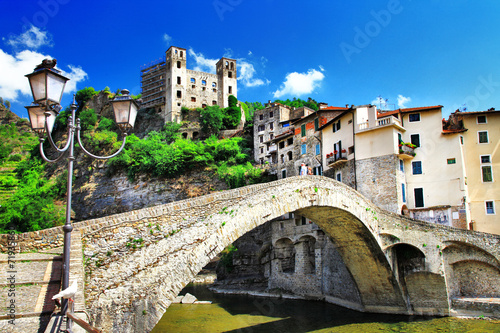 beautiful medieval villages of Italy - Dolceaqua (Liguria)