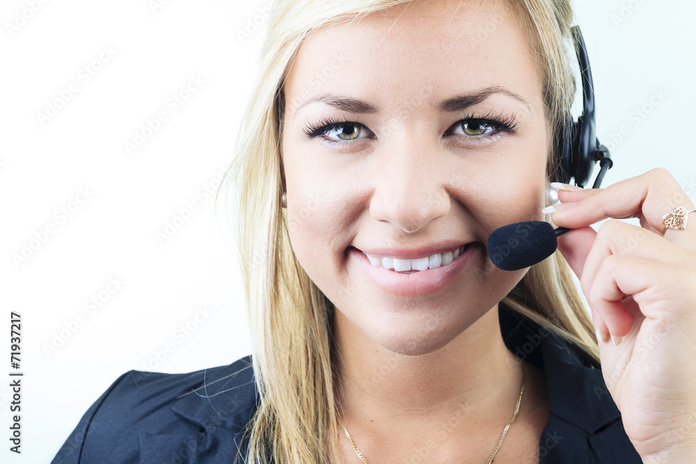 Business Woman microphone Business Woman microphone