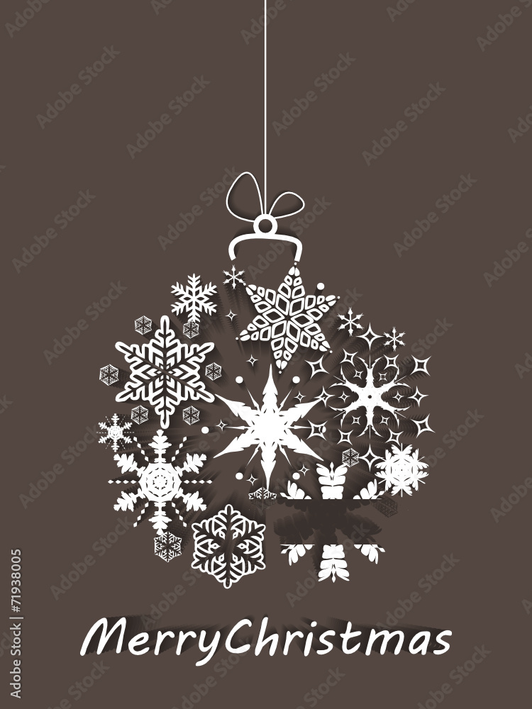 Merry Christmas Karte Merry Christmas Karte