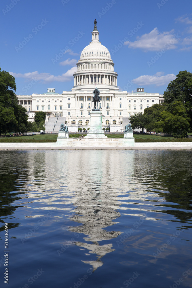 The capitol building in Washington