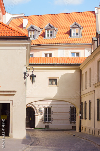 street in old town, Warsaw #71938440