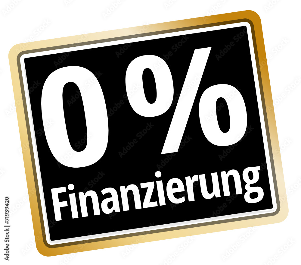 0 % Finanzierung 0 % Finanzierung