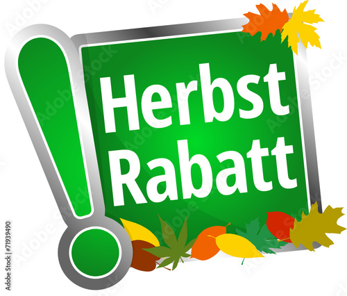 Herbstrabatt