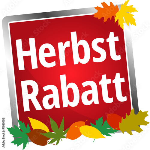Herbstrabatt