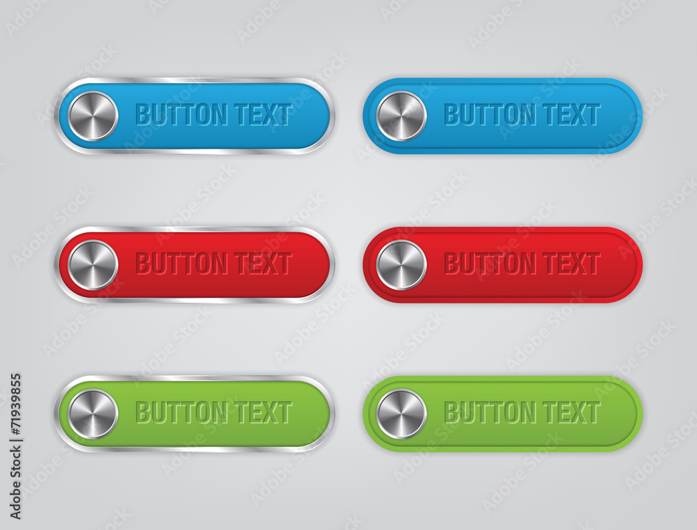 Metal Buttons Set Metal Buttons Set