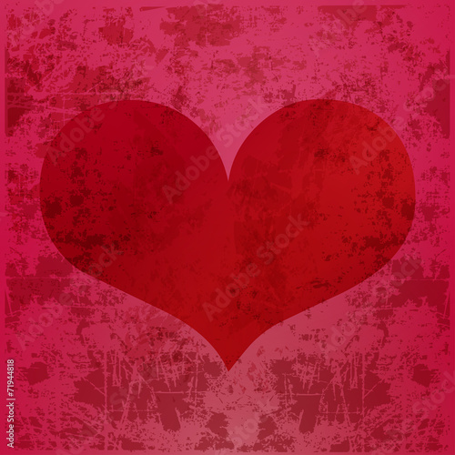background red heart
