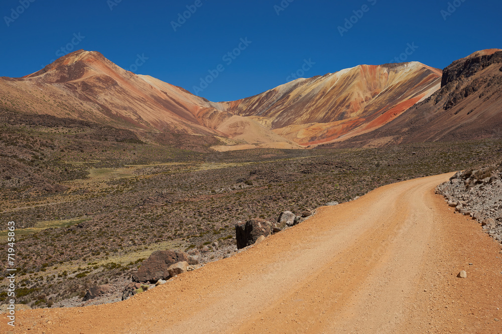 Gravel Road in the Atacama