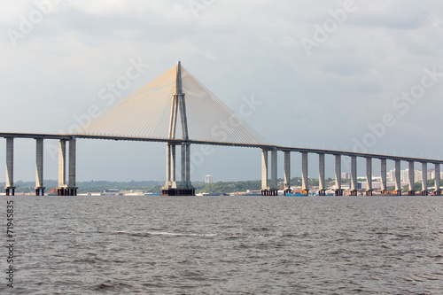 The Manaus Iranduba Bridge,bridge over the Rio Negro,Brazil