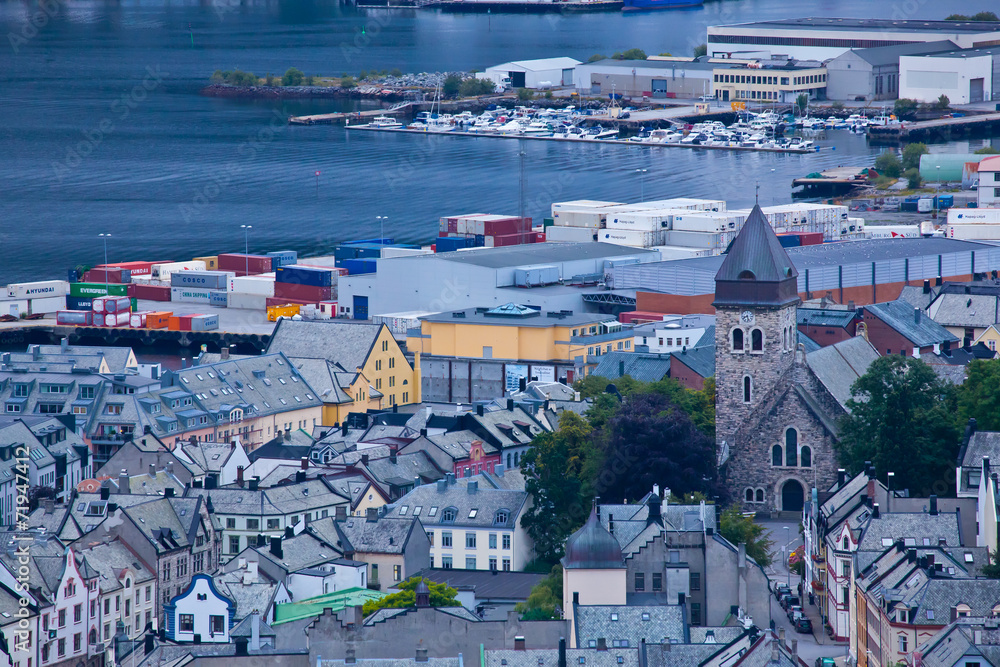 Norway - View of the city of Alesund