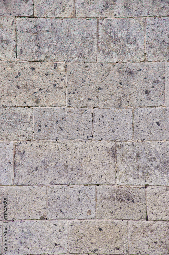 Fototapeta premium Part of the stone gray wall