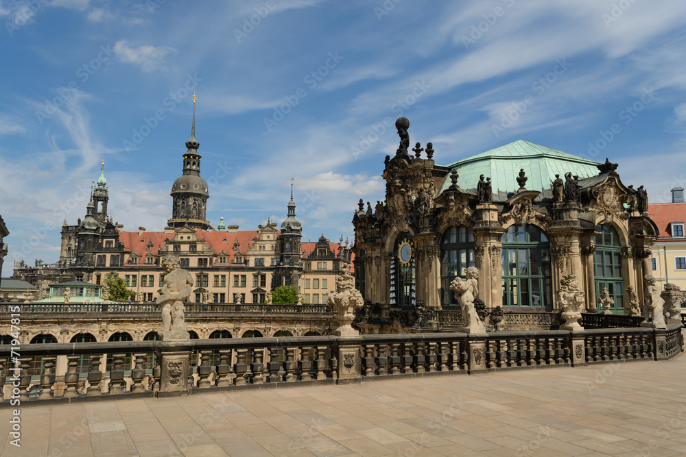 The Zwinger palace in Dresden The Zwinger palace in Dresden