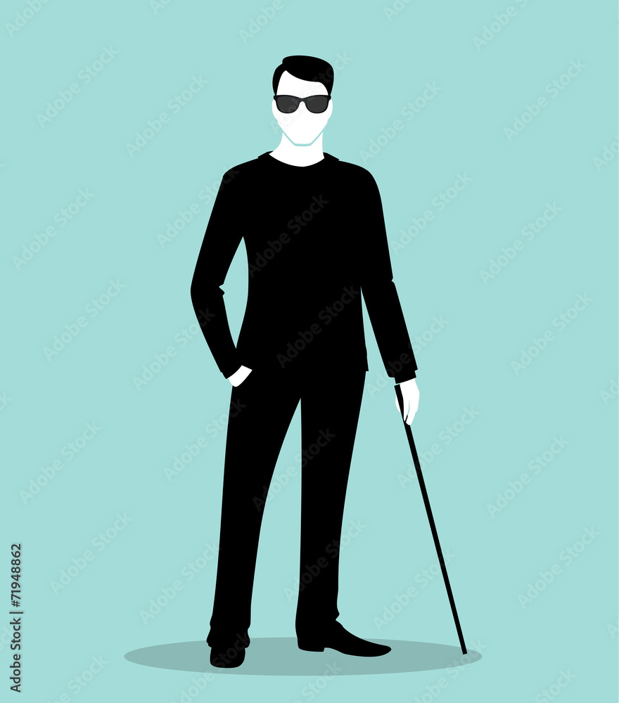 Blind man Blind man