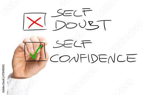 Foto Self Doubt and Confidence Check Box List