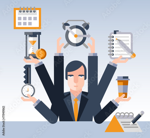 Time management businessman