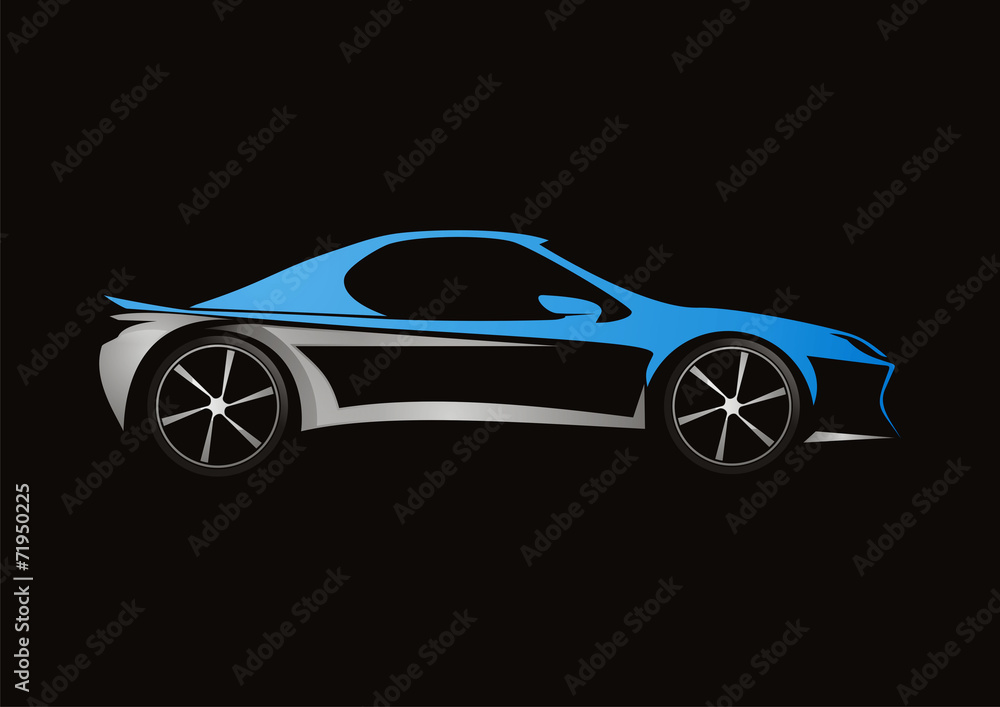 car automotive concept design vector