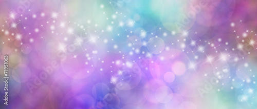 Beautiful multicolored bokeh sparkly website header photo