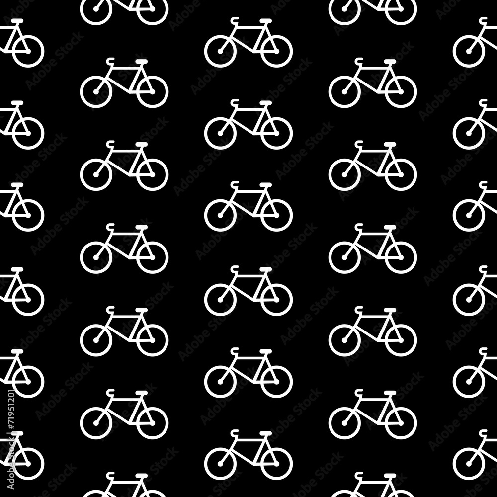 Bike symbol seamless pattern Bike symbol seamless pattern