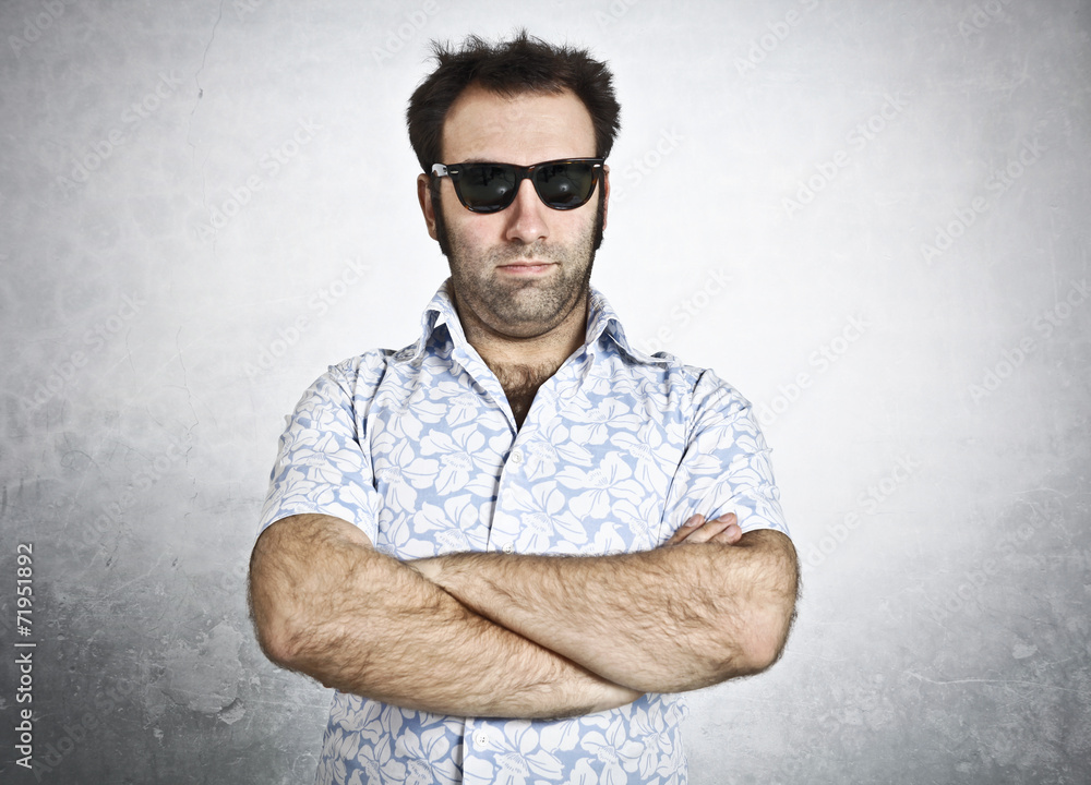 Bouncer with sunglasses Stock Photo | Adobe Stock