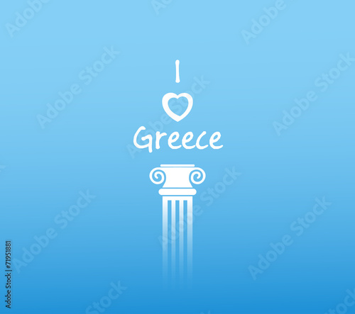 Medival column from Greece