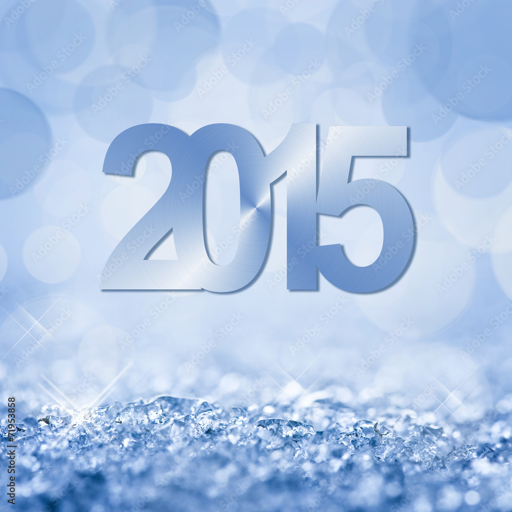 2015 snow and bokeh square background 2015 snow and bokeh square background