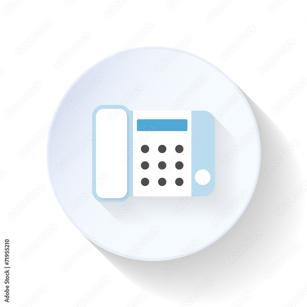 Telephone flat icon Telephone flat icon