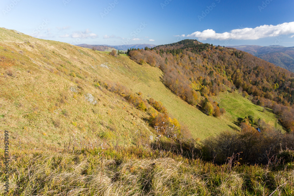 Sommets des Vosges en automne Sommets des Vosges en automne