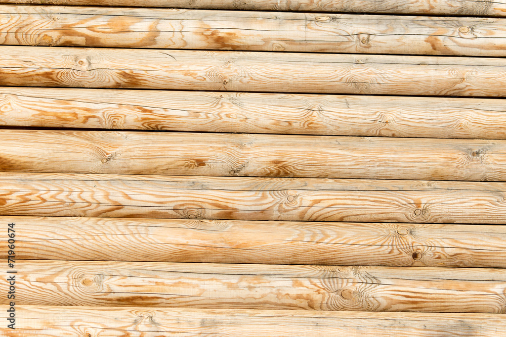 wall with log wall with log