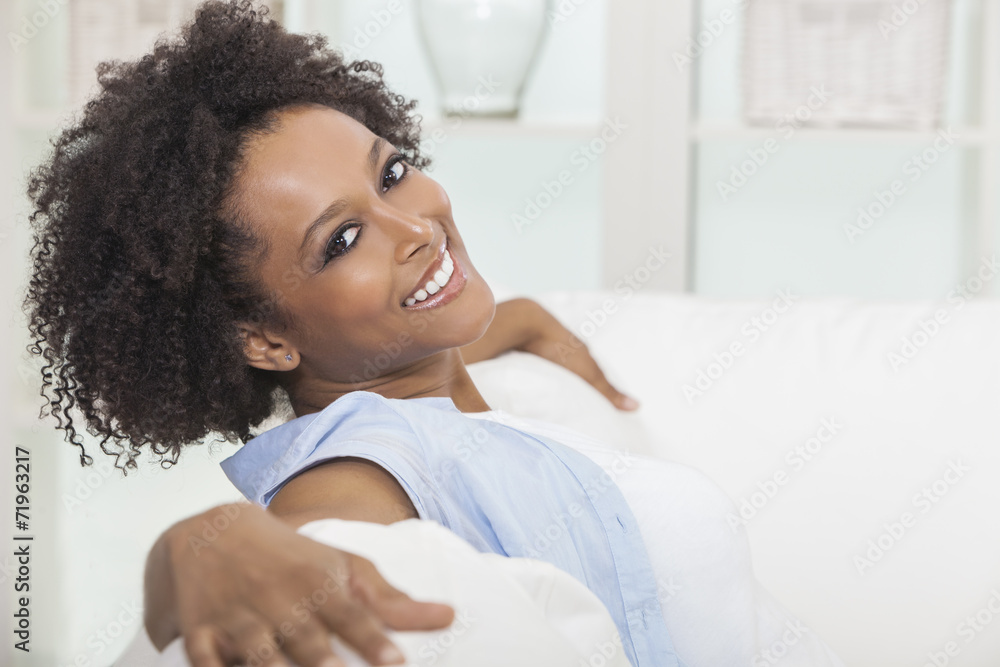 Happy Mixed Race African American Girl Young Woman Happy Mixed Race African American Girl Young Woman