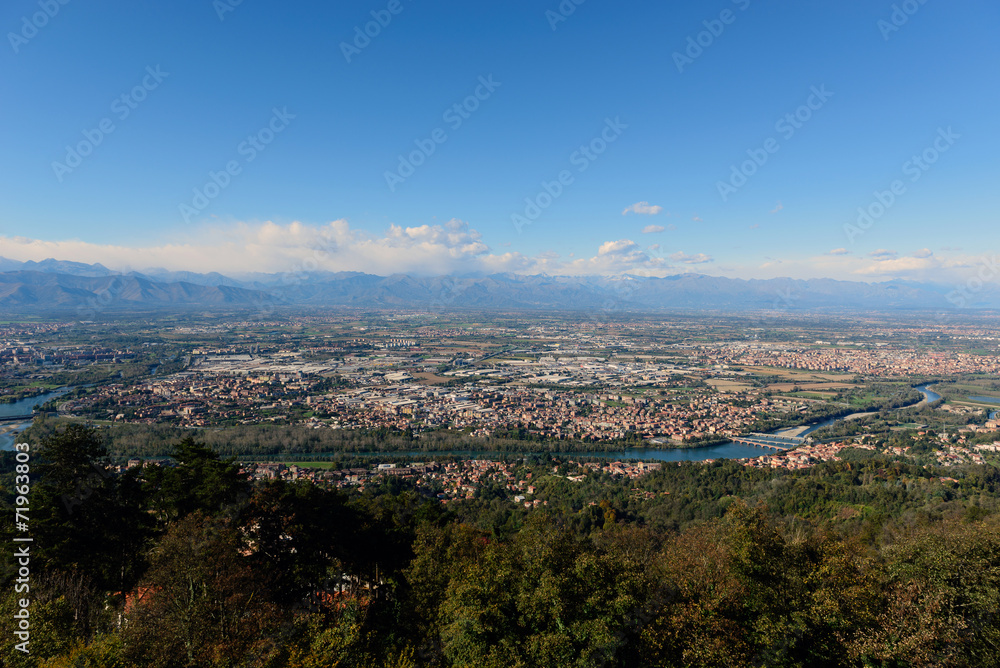 Torino e le Alpi piamontesi - Panorama