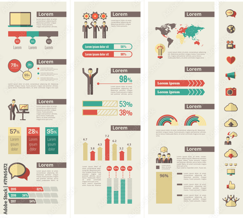 Social Media Infographic Template.