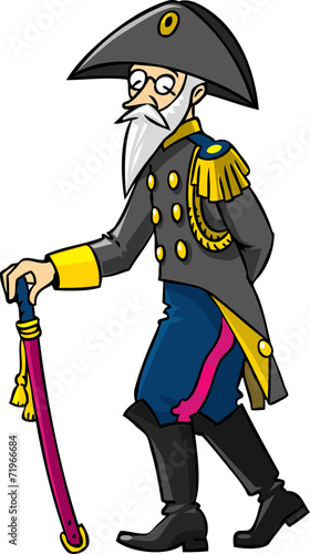 Old general or officer