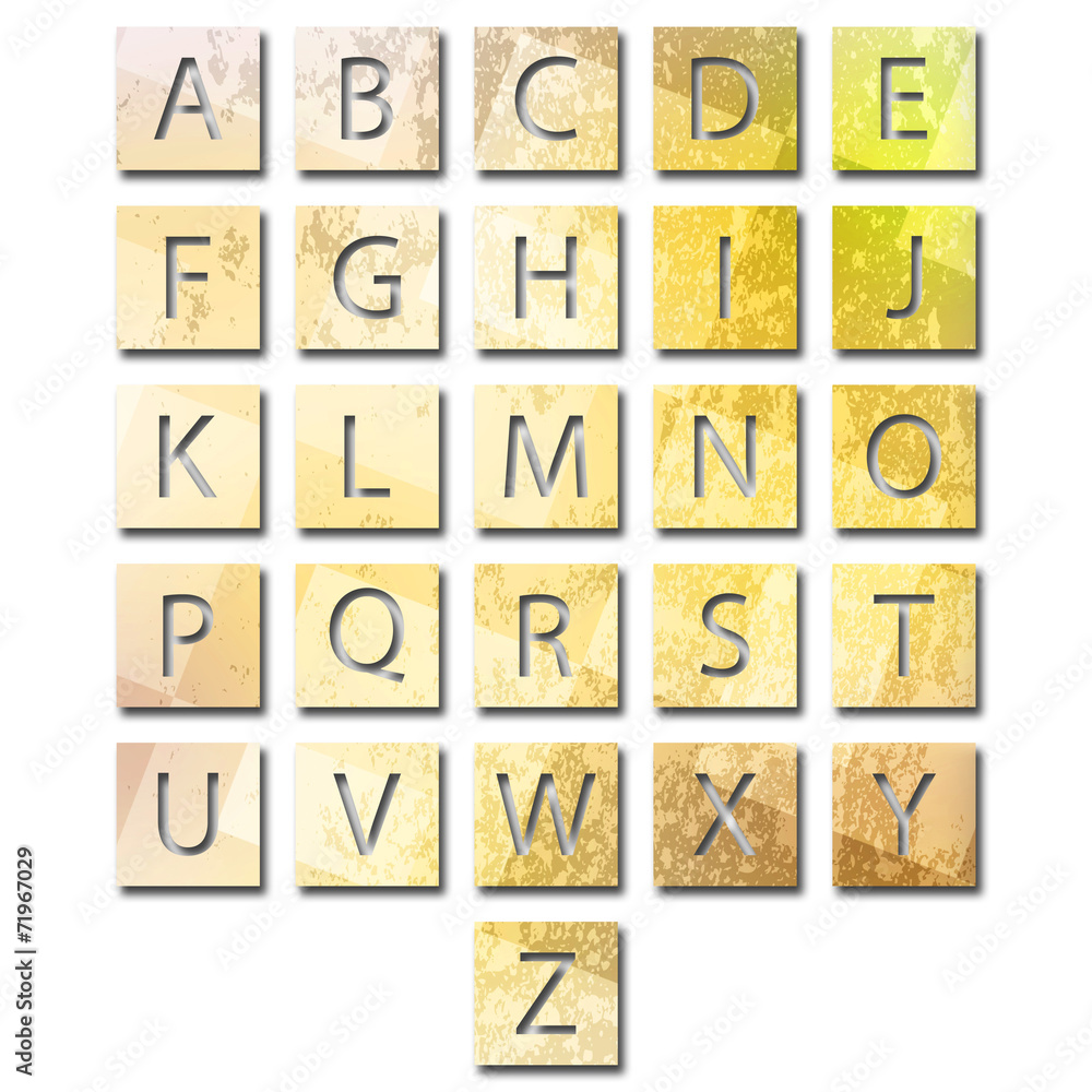 Unique alphabet set Unique alphabet set