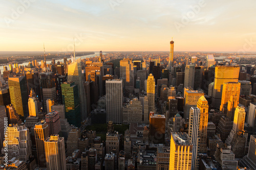 NYC at sunset