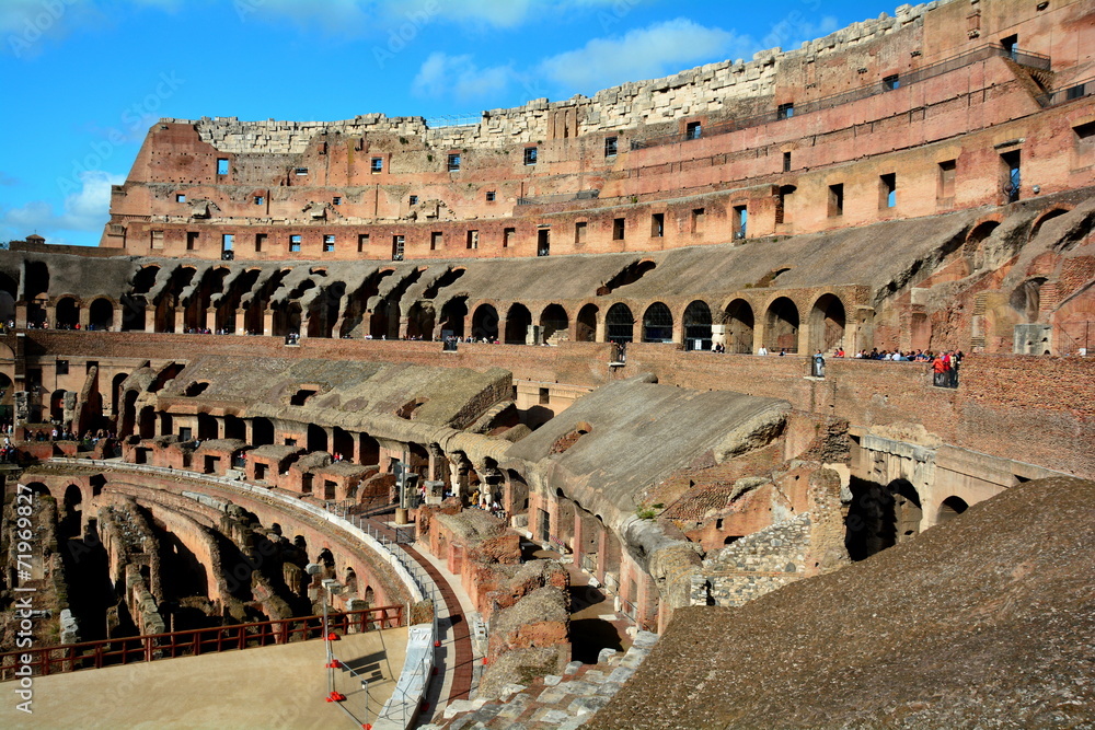 Roman Colosseum interior