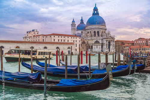 View of Basilica di Santa Maria della Salute,Venice, Italy