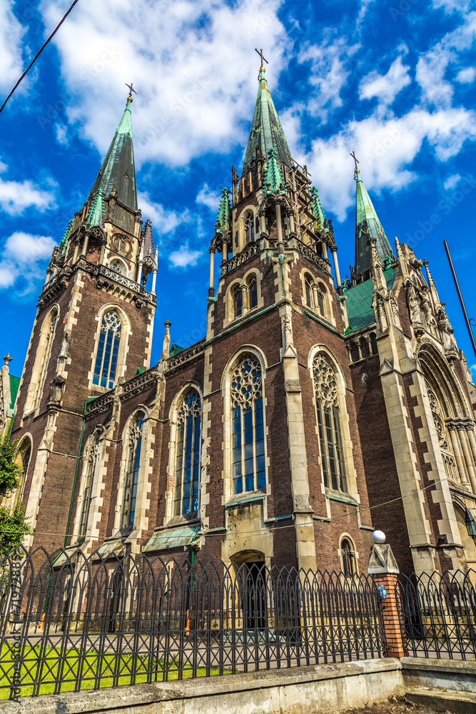Architectural landmark - Church of St. Olha and Elizabeth in Lvo Architectural landmark - Church of St. Olha and Elizabeth in Lvo